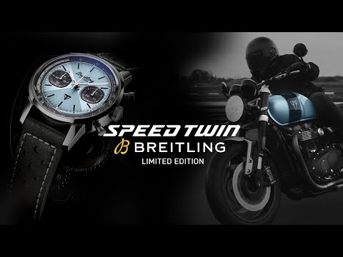 2023 Triumph Speed Twin Breitling Limited Edition in Shelby Township, Michigan - Video 1